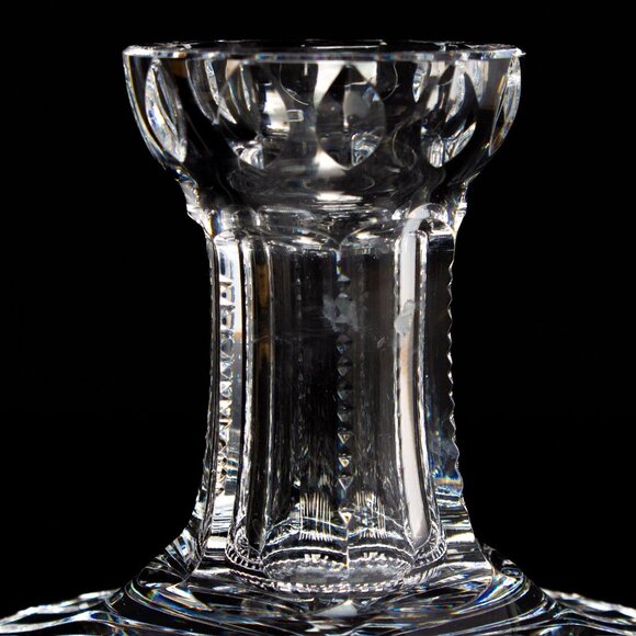 Waterford Crystal Cut Glass Candle Holder - Picture 4 of 5